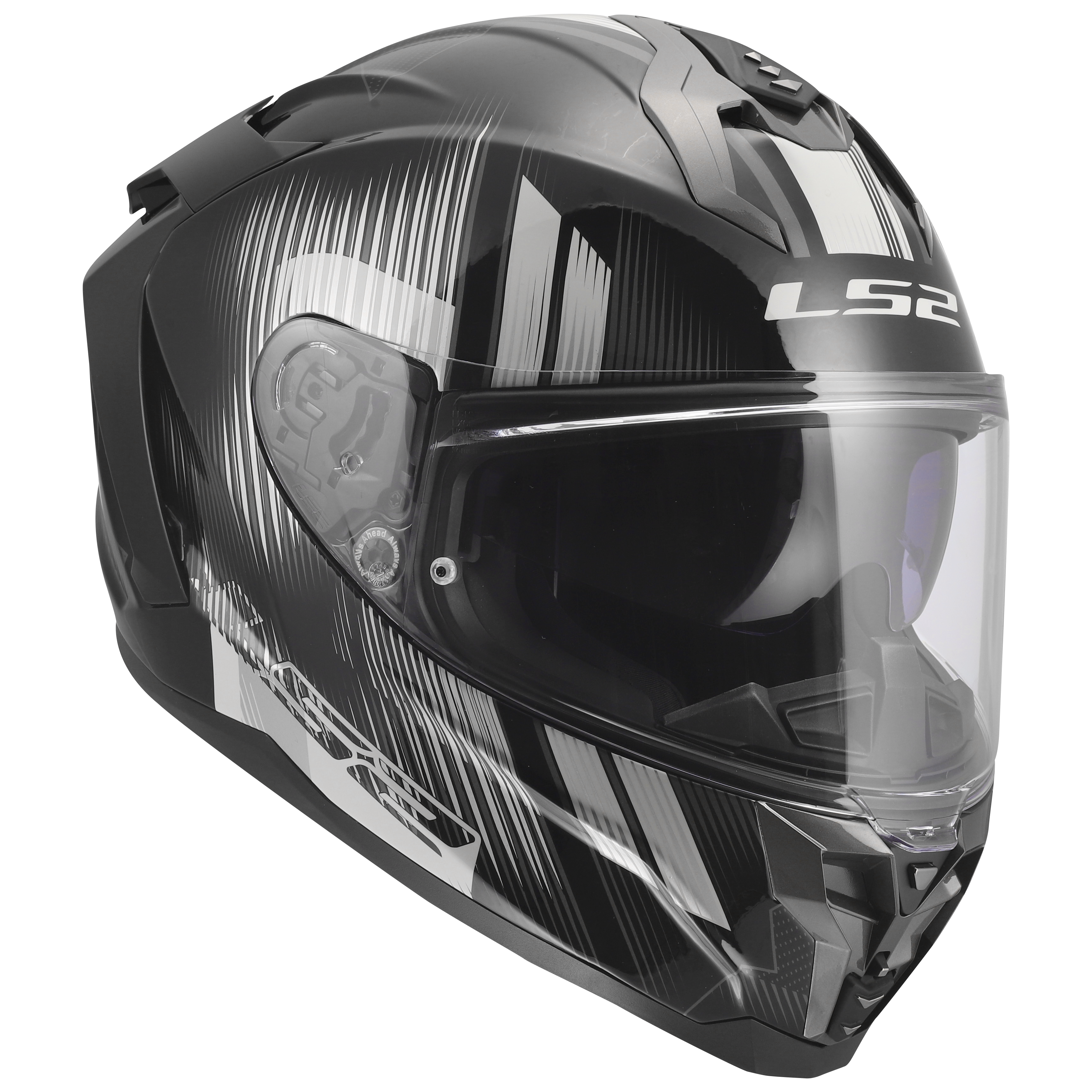 LS2 FF817 CHALLENGER II NITRO BLACK GREY 168170512 (7)